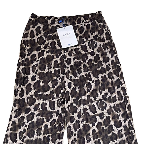 Zara Womens Trafaluc Pants Size Small Camo Pull On Camoflauge 26X30 - Picture 2 of 5